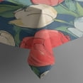 thumbnail image 3 of Pioneer Flower Floral Print Pattern Rectangle Tablecloth 60"x84",Waterproof Polyester Rectangle Table Cloth, Wipeable Spillproof Polyester Tablecloth for Dining, Camping, Indoor and Outdoor, 3 of 5