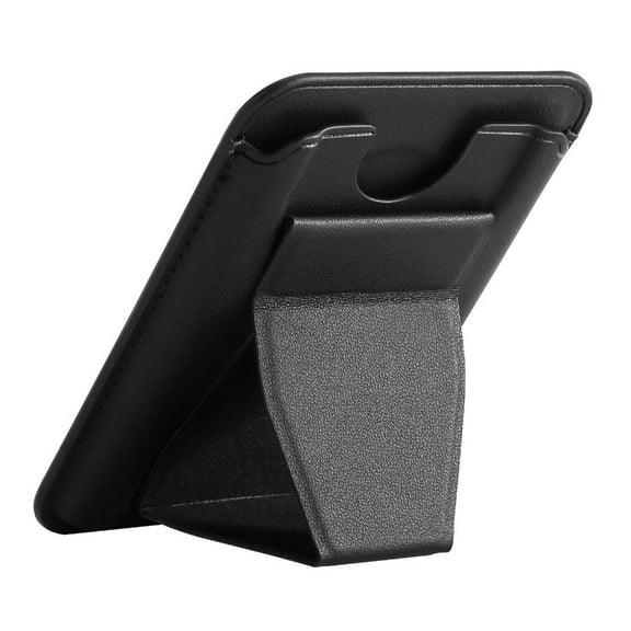 SDFGTstore Magnetic Back Phone Stand Wallet Foldable Design Universal Leather Card Holder