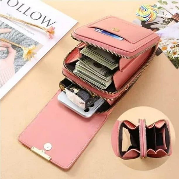 2024 NEW Anti Theft Leather Bag Anti theft Leather Bag Small Crossbody Cell Phone Purse for Women Walmart