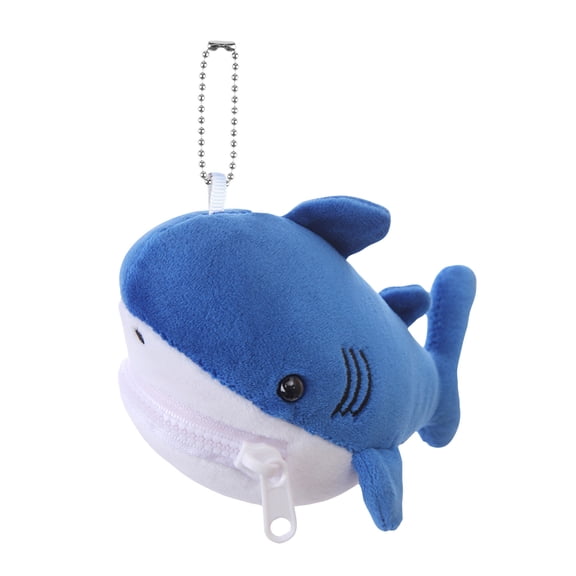 Blue Whale Ocean Series Soft Toy Keychain, Cute Plush Doll - Pp Cotton, Elastic, Unmarked, Cosy Touch, Pocket Treasure - Gift For Game Fans, All Ages, Daily Keychain Use