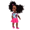 thumbnail image 2 of Muñeca negra Ticfox de 14 pulgadas de juguete africana, 2 of 12