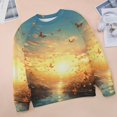 thumbnail image 6 of Sweatshirt For Womens Crewneck Watercolor Butterfly Hoodies Teen Girls Cute, 6 of 7