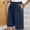 Navy, variant on Men Printing Pants Funny Pattern Elastic Waist Drawstring Beach Pant Lightweight Straight Legs Loose Trousers With Pocket Full Length Pants