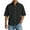 Black_001, variant on Domuza Cotton Linen Shirts for Men Casual Short Sleeve Collared Button Down Tee Shirts 2026 New Stylish Vacation Beach Loose Fit Holiday Tops Blue 3XL