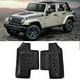 thumbnail image 4 of Par de Alfombrillas Traseras Almohadilla de Pie de Puerta de Goma Antideslizante Alfombra del Asiento Trasero Revestimiento Trasero del Coche Se Adapta a JK 2 Puertas 2007-2017 ANGGREK Otros, 4 of 8