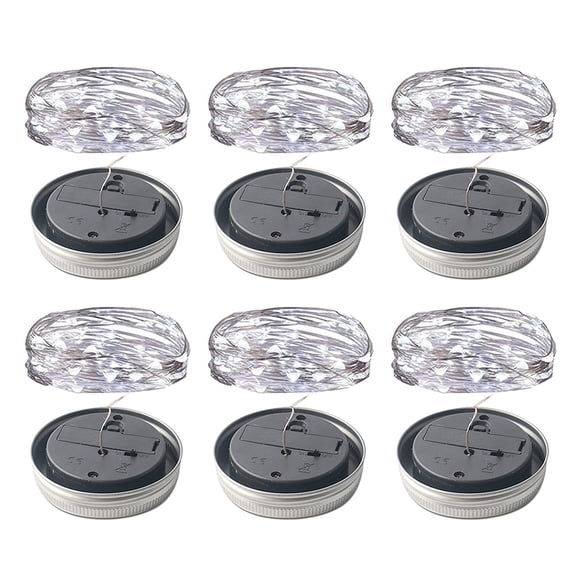 Billuyoard Botella de vino led de cadena con 20 luces LED para botella, para fiesta, boda, Navidad, Halloween, Bar, decoración, blanco cálido Iluminación y accesorios blanco 2M 20LED Billuyoard HA007679-02B