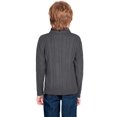 thumbnail image 5 of Arshiner Boy's Cable Knitted Sweater Half Zip Lightweight Casual Pullovers, 5 of 6