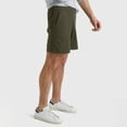 thumbnail image 2 of Hanes Originals Shorts Men's Gym Workout Pockets Cool Comfortable Cotton 7 Inseam, 2 of 5