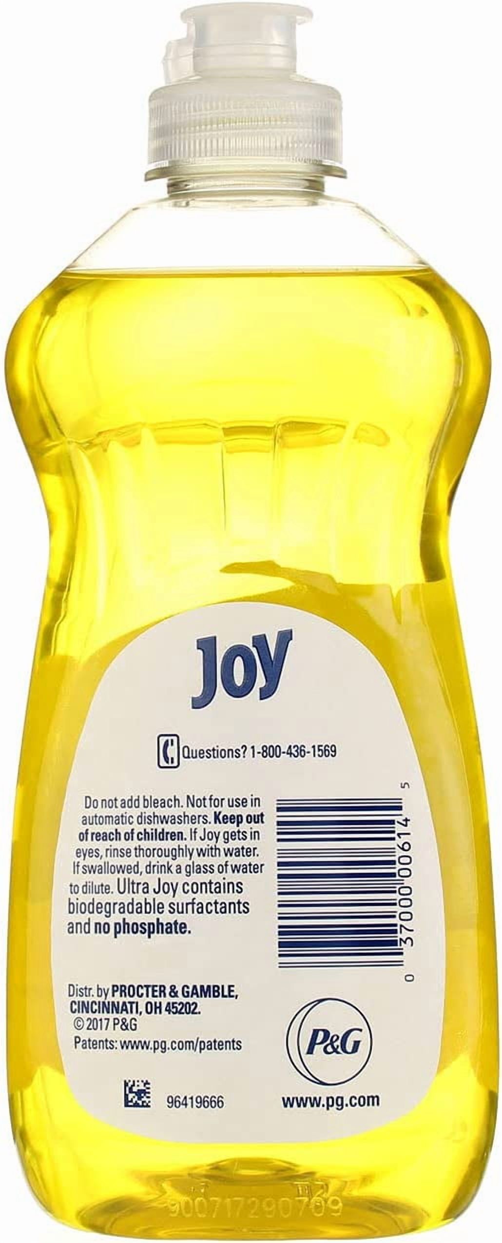 Joy Ultra Dishwashing Liquid, Lemon Scent, 12.6 Ounce (Pack of 25)