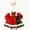 Red, variant on RUINIXCW Winter Christmas Porch Goose Outfit for 23 inch Cement Plastic Goose Statue Accessories Garden Porch Goose Clothes Plush Trim Xmas Dress and Hat Set Yard Patio Lawn Decor (No Goose)