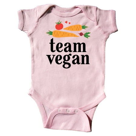 

Inktastic Vegetarian Gift Team Vegan Gift Baby Boy or Baby Girl Bodysuit