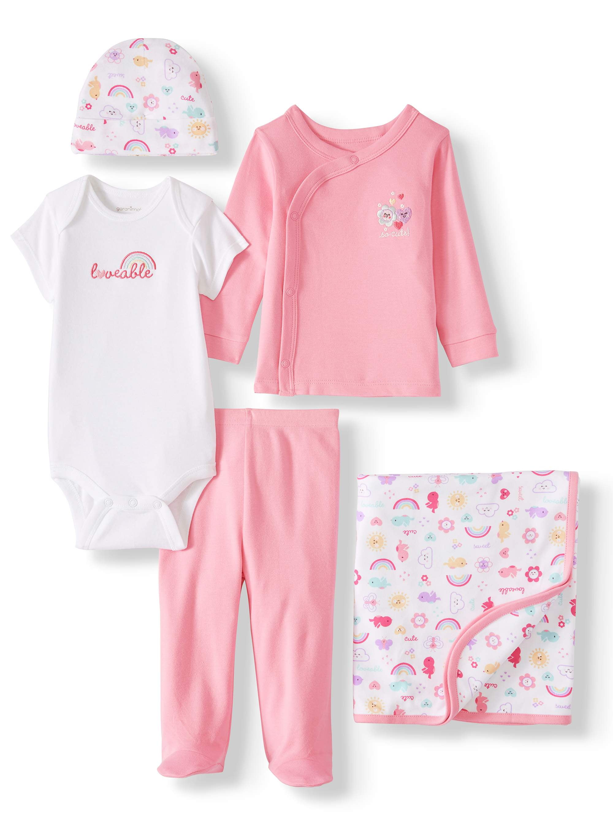 Garanimals Garanimals Newborn Baby Girl Receiving Blanket Baby Shower