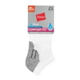 thumbnail image 3 of Hanes Women's No-Show Socks 6-Pairs Comfort Fit Pack X-Temp Zone Cushioning, 3 of 6