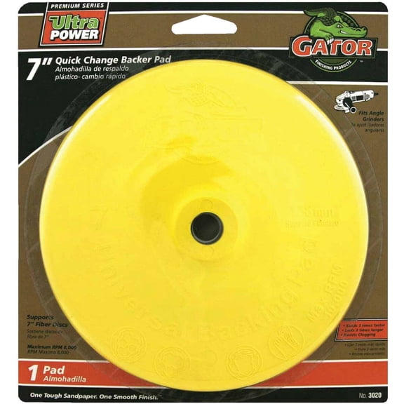 Ali Industries 3020 Quick Change Fiber Disc Backer Pad - 7 in