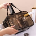 thumbnail image 2 of Bolsa de lavado moderna y sencilla de PVC de doble capa con separación de ropa húmeda y seca, bolsa de almacenamiento para artículos de tocador de baño de viaje, 2 of 6
