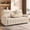 Beige, variant on Korser 3-Seater Manual Recliner Sofa with Cup Holders and Recessed Power Strip,Reclining Couch with Pull-Down Table Reclining Sofa Chair for Living Room,Grey
