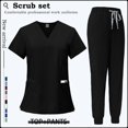 thumbnail image 1 of Summer Short Sleeve Work Suit Women Men's Uniforms Doctor's, 1 of 6