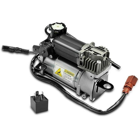 A-Premium Air Suspension Compressor Compatible with Audi A6 1999-2006, Allroad Quattro 2001-2005, 2.7L 2.8L 3.0L 3.2L 4.2L, Replace# 4B0616007A, 4B0616007B