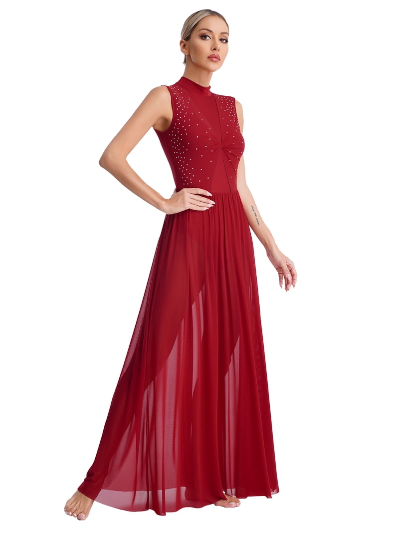 knee length dresses for ladies 90s Candy Rocket Empire Waist Floral Glitter Mesh Evening Gown Hot Pin –  Higgs Vintage main image 0