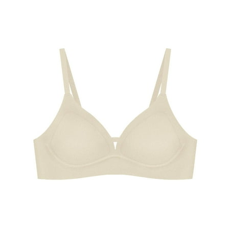 Fsqjgq Sports Bras for Women Underwear Tank Tops with Built In Bras Floral Lace Nursing Bras Bralettes for Women with Support Small Underwear French Style Steel Ring Triangle Cup Bra Girl Bra