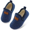 thumbnail image 1 of HAYAN Toddler Slippers Boys Girls House Shoes Slip on Baby Sock Shoes Lightweight Outdoor Walking Shoes, 1 of 1