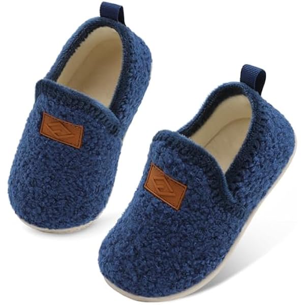 HAYAN Toddler Slippers Boys Girls House Shoes Slip on Baby Sock Shoes Lightweight Outdoor Walking Shoes
