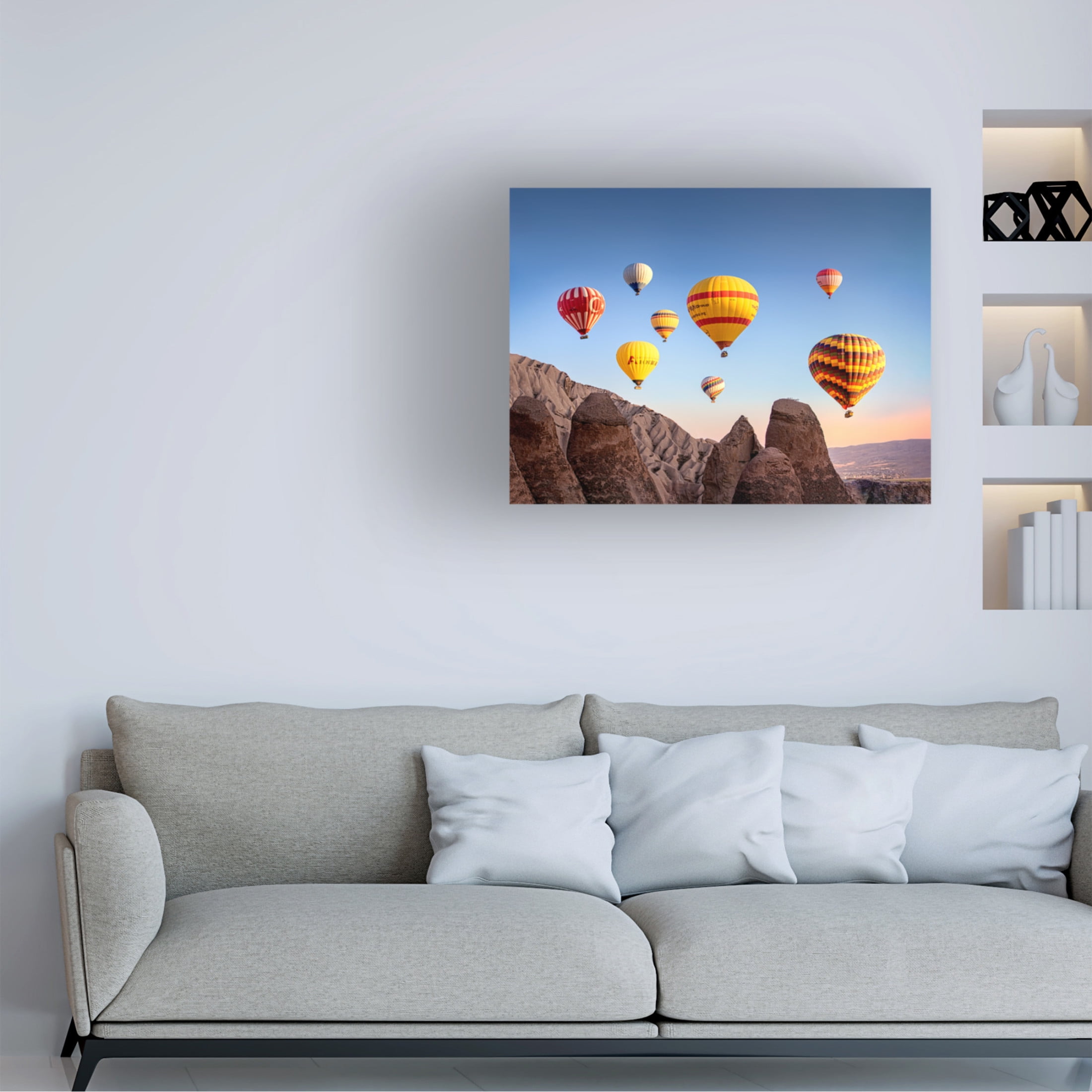 Trademark Fine Art Sayyed Nayyer Reza Balloons Canvas Wall Art