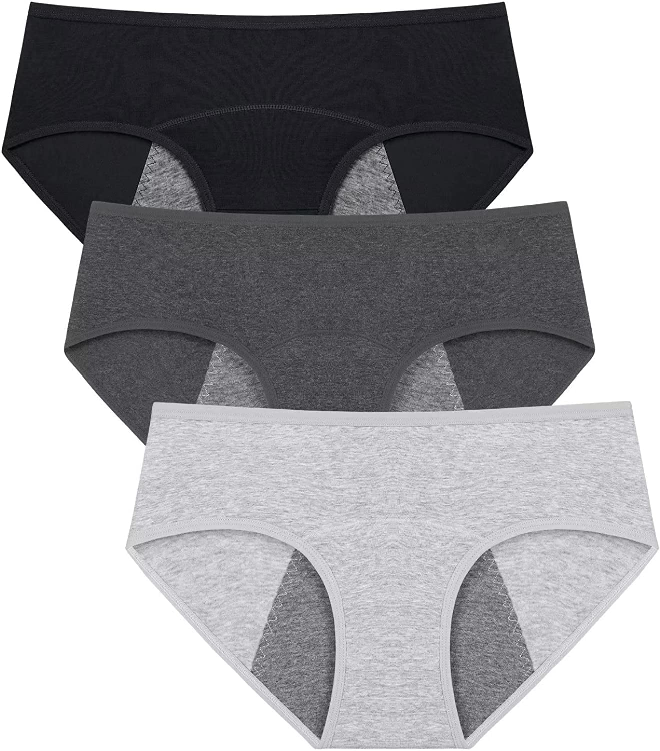 Period Underwear for Women Heavy Flow Panties Menstrual Hipster Panty for Female Teens Girls