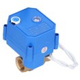 thumbnail image 1 of LHCER Ball Valve,Electric Ball Valve,Electric Ball Valve BSP Brass Motorized Mini DN15 1/2in DC12V 3 Wire Setup Accessory, 1 of 8