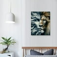 thumbnail image 4 of Nawypu Jesus and Lion Canvas Wall Art Poster Prints Christian Wall Decor Christ Lion Picture Artwork Jesus Lion Painting for Home Bedroom Living Room Office Decoration, 4 of 5