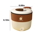 thumbnail image 3 of PEONAVET Electric Hot Pot Mini Rice Cooker, Hot Pot, Portable Mini Ramen Pot For Steaming, Stir-frying, Porridge And Soup, 3 of 9