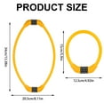 thumbnail image 4 of 2 PACK Bike Locks Cable,Anti Theft Bicycle Lock Chain,4 Digit Security Resettable Bike Combination Lock Self Coiling Combination Cable Combo Bike Locks Without Mounting Bracket,Yellow, 4 of 7