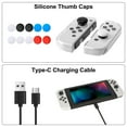 thumbnail image 6 of TSV 18-in-1 Travel Accessories Bundle Fit for Nintendo Switch OLED, Protective Carrying Case Travel Storage Bag with Screen Protectors, Clear Case & Thumb Grips, 6 of 7
