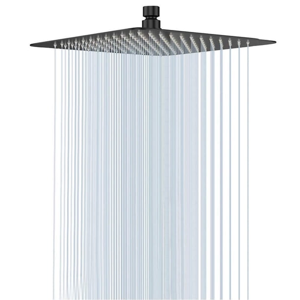 Cabezal de ducha tipo lluvia NearMoon High Flow de acero inoxidable de 30 cm