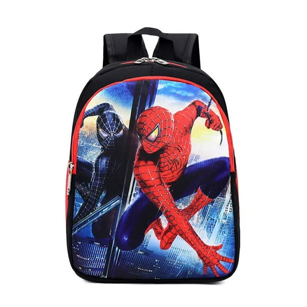 Disney-mochila con patrón de Spiderman para niños, mochila escolar pequeña de los vengadores, Iron Man, Capitán América, bolsa de viaje, regalo