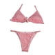 thumbnail image 1 of Traje de baño sexy para mujer, traje de baño push up, conjunto de bikini de dos piezas, bikini de verano para playa Rosa M, 1 of 9