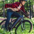 thumbnail image 3 of Hyper Bicycles 29" 36V Electric Mountain Bike with Pedal-Assist, 250W Motor, Adult Ages 14+, Matte Gray, 3 of 18