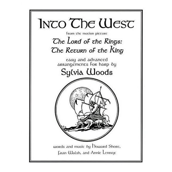 Into the West from the Lord of the Rings : Arranged for Harp (Paperback)