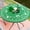 Shamrock, variant on St. Patrick''s Day Round Fitted Tablecloth with Elastic Edge, Washable Green Irish Shamrock Table Cover 40"-44" Waterproof Stain Resistant Table Cloth for Home Kitchen Dining Party Decor