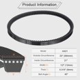 thumbnail image 2 of 2Pack AX21 EPDM V-Belt, Raw Edge Cogged V Belt, 23" Outer Circumference, 2 of 5