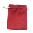 thumbnail image 2 of unbranded 10Ud Bolsas De Lino Rojas Con De Cordón Para Empaque Ligero Y Portátil, 2 of 2