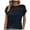 Navy, variant on AherBiu Party Tops for Women Lace Sparkly Cap Sleeve Crewneck Elegant Ladies Comfy Shirts Blouse