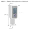 thumbnail image 2 of PURELL CS Automatic Wall Mounted Hand Sanitizer Dispenser White (7820-01) 782001, 2 of 8