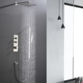 thumbnail image 2 of Solid Brass Thermostatic Shower System, Shower Set with Shower Slide Bar with Thermostatic Valve, 2 of 5