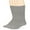 Grey, variant on Men's Seamless Bamboo Dress Socks - 4 Pack - Breathable Casual Soft Crew Business Solid - Sock Size 9-11 Shoe 6-9 M Black