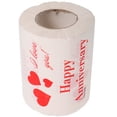 thumbnail image 3 of 1 Roll Printed One Time Use Toilet Paper Valentine Toilet Paper Valentine Toilet Paper, 3 of 8