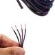 thumbnail image 2 of unbranded Cable Extensión LED 4 Pines Negro Para Conexión De Rgb 5050 Y 3528 Con, 2 of 5