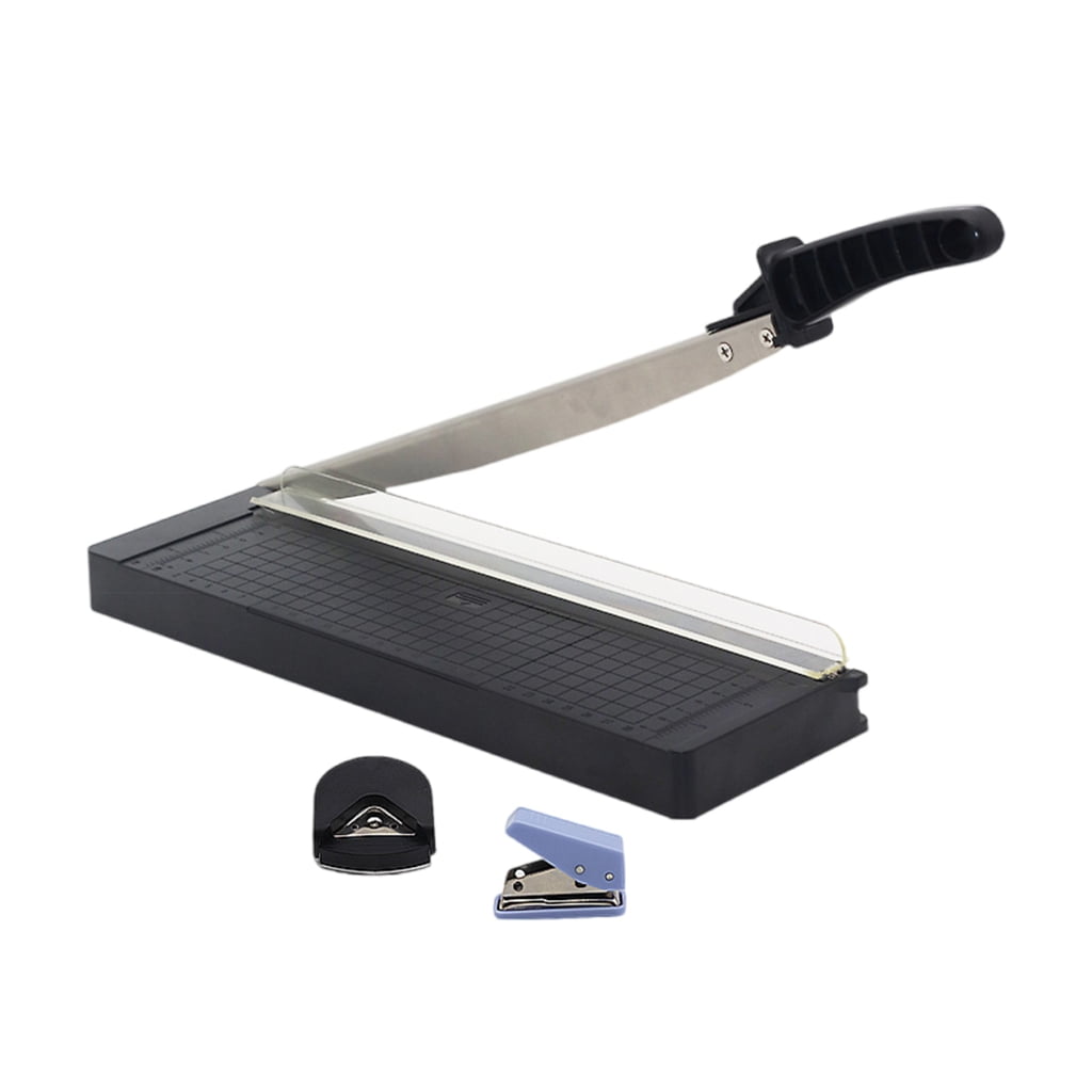 Flexzion 12" A4 Cutting Stick Replacement, Stack Paper Cutter Trimmer Blade Rubber Pad For Heavy Duty Professional Industrial Guillotine Stack Desktop, 12 Inch Trimming Machine Accessories Parts