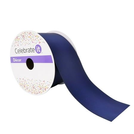 UPC: 0191518419689 | 2.5 Satin Wired Ribbon by Celebrate It™ Décor