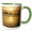 Green/White, variant on 3drose, Golden Sunset Over Chesterman Beach, Tofino, Vancouver Island, Canada, 15oz Two-tone Red Mug